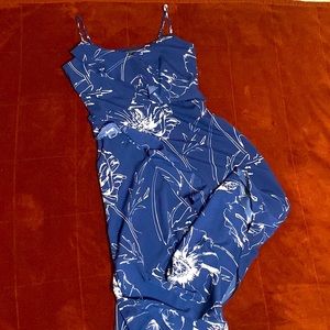 Banana Republic asymmetrical, ruffle dress